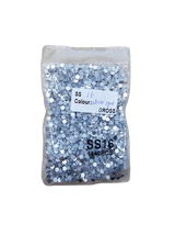 Small Bag Glue On Rhinestones White Opal Flat Back Rhinestone - White Opal, 2MM To 6MM Sizes (1 Bag)