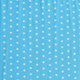 Swim Knit Nylon Spandex White Pin Dots Turquoise