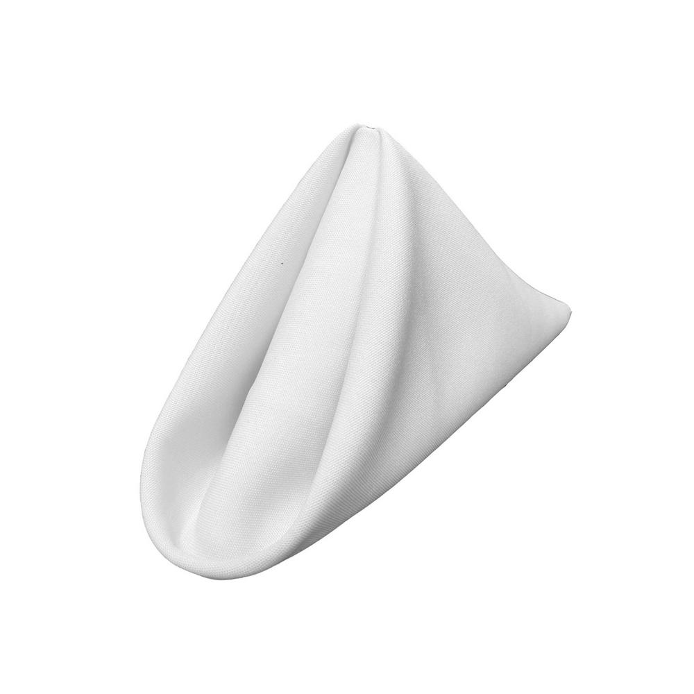 (12 Pack) White 18″ Polyester Napkin