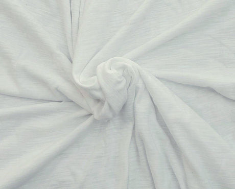 Cotton Slub Jersey White