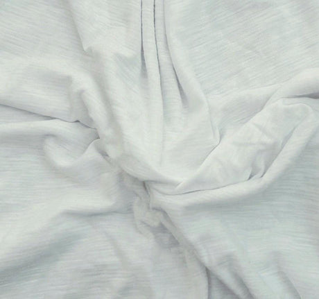 Cotton Slub Jersey White