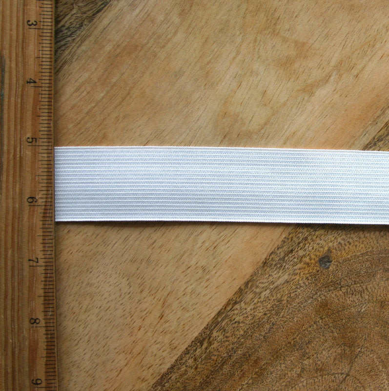 Swimsuit Elastic White 1.25 Inch