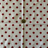 1 Yard Small Polka Dot Poly Cotton Fabric Multi Color for Apparel Crafts 60 Inch Width