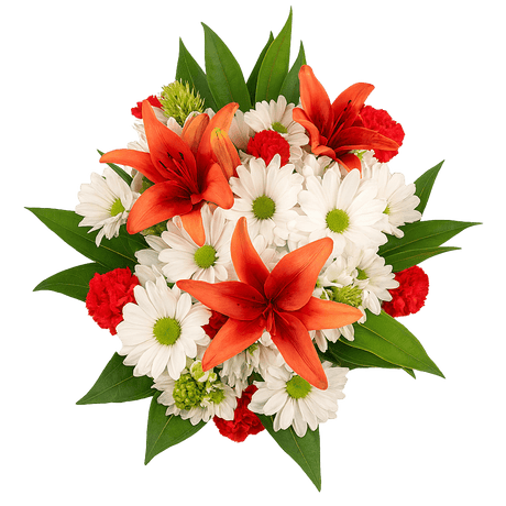 Special Christmas Flower Bouquet Fresh Mixed Arrangement