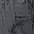 Sequin Polyester Fabric Black