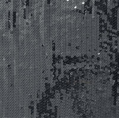 Sequin Polyester Fabric Black