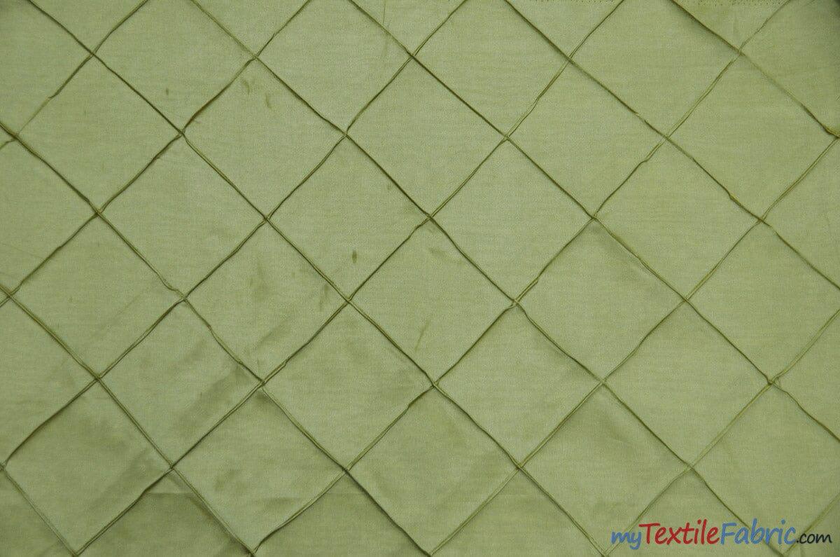 Taffeta Pintuck Fabric - 4" X 4" Diamond Pattern, 58" Width, Multiple Colors (1 Yard)
