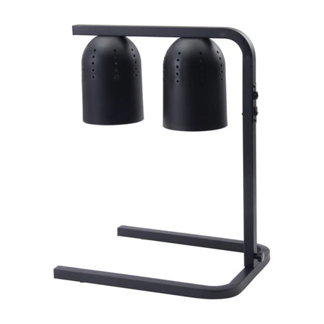 Winco 3 Position Black Electric Heat Lamp