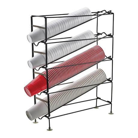 Winco 4-Tier Cup Dispensing Rack