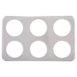 Winco ADP-444 Adaptor Plate Stainless Steel - Six 4-3/4" Holes