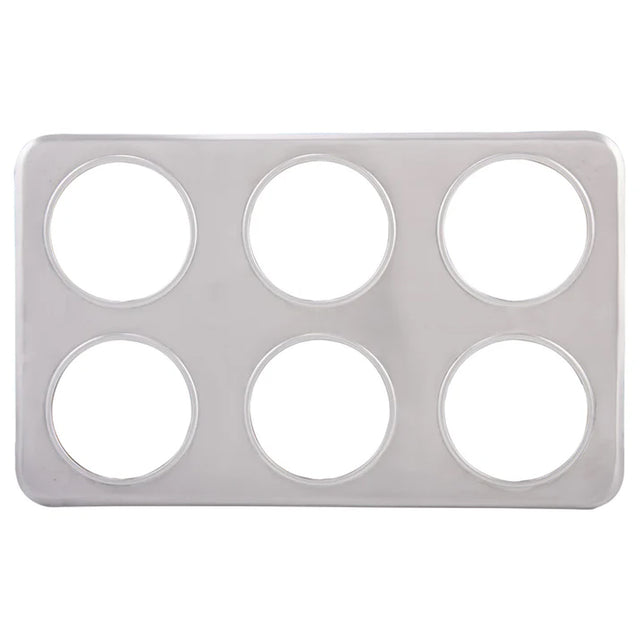 Winco ADP-444 Adaptor Plate Stainless Steel - Six 4-3/4" Holes