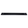 Winco BM-327K Rubber Bar Mat, 27'' x 3-1/4'', Black