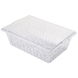 Winco Clear Polycarbonate Colander, 8" Deep