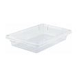 Winco Clear Polycarbonate Food Storage Box, Half Size x 3-1/2" Deep