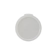 Winco Lid for 12-, 18- & 22-Quart Round White Polypropylene Food Storage Containers, PPRC-1222C