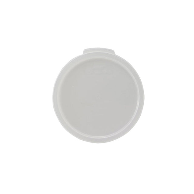 Winco Lid for 6 & 8 Quart Round White Polypropylene Food Storage Containers, PPRC-68C