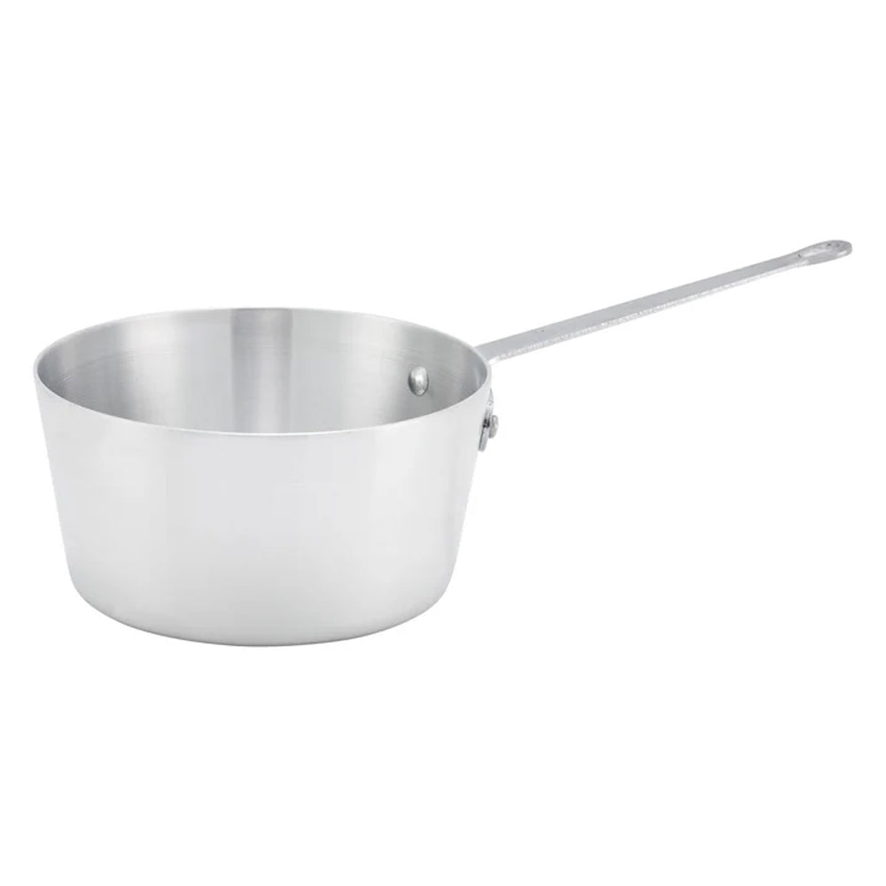 Winco Tapered Sauce Pan, Aluminum, 5 Quart