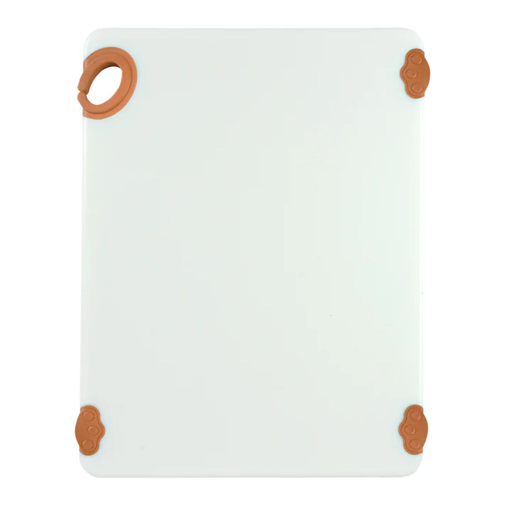 Winco White & Brown Cutting Board, 15" x 20"