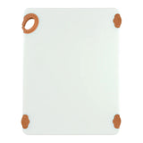 Winco White & Brown Cutting Board, 15" x 20"