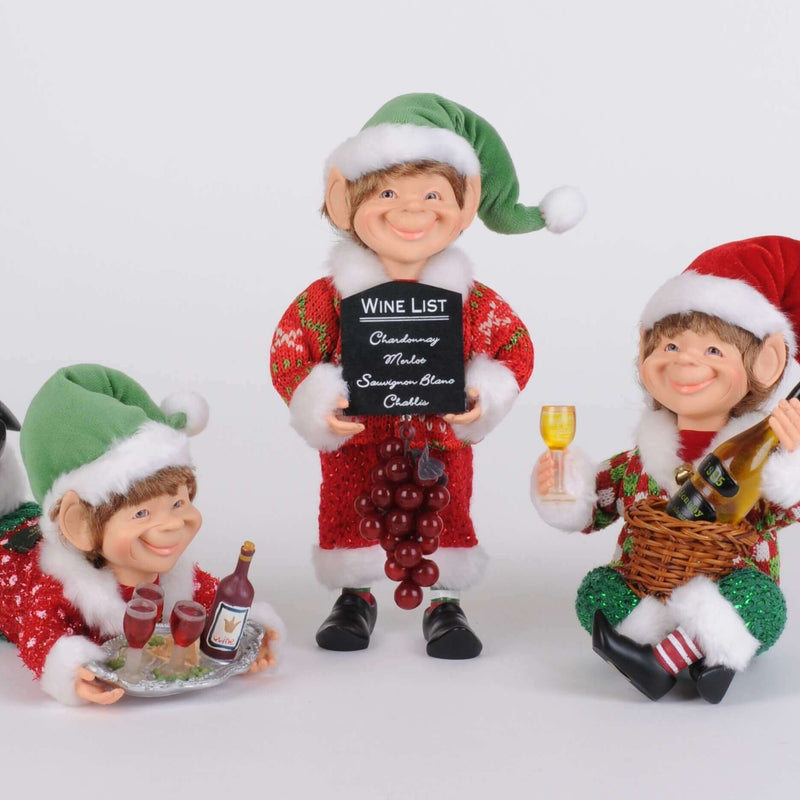 3 Piece Wine Elf Set