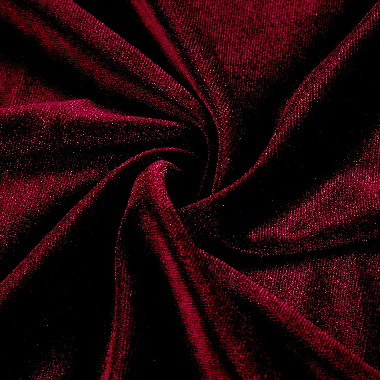 1 Yard Stretch Velvet Fabric Soft Silky 4 Way Stretch for Apparel Costumes 58/60 Inch Width