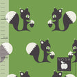 Cotton Lycra Knit Fabric Wintertime Olive Colorway
