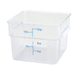 Winware by Winco PCSC-12C Polycarbonate Square Food Storage Container, 12 qt.