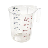 Winware by Winco PMCP-25 Polycarbonate Measuring Cup - 1 Cup