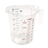 Winware by Winco PMCP-50 Polycarbonate Measuring Cup - 1 Pint