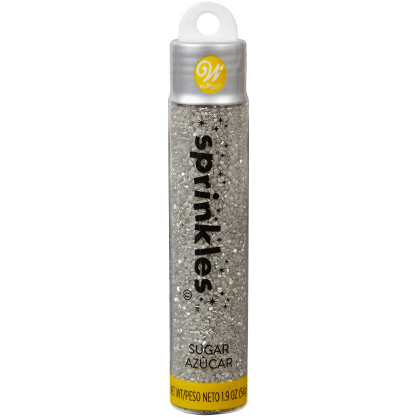 Wilton Silver Pearlized Sugar Sprinkles – 1.9 oz.