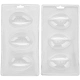 Wilton Easter Egg Plastic Candy and Chocolate Mold, 3-Cavity