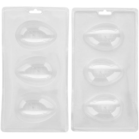 Wilton Easter Egg Plastic Candy and Chocolate Mold, 3-Cavity