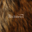 Wolf Skin Fur Polyester Fabric - Gray/Black Wolf Pattern, 58/60" Width (1 Yard)