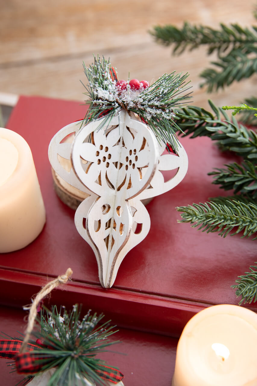 Finial Wood Ornament