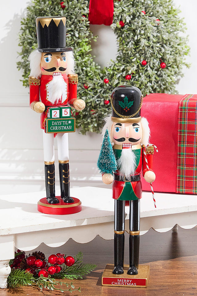 15" Wood Nutcracker