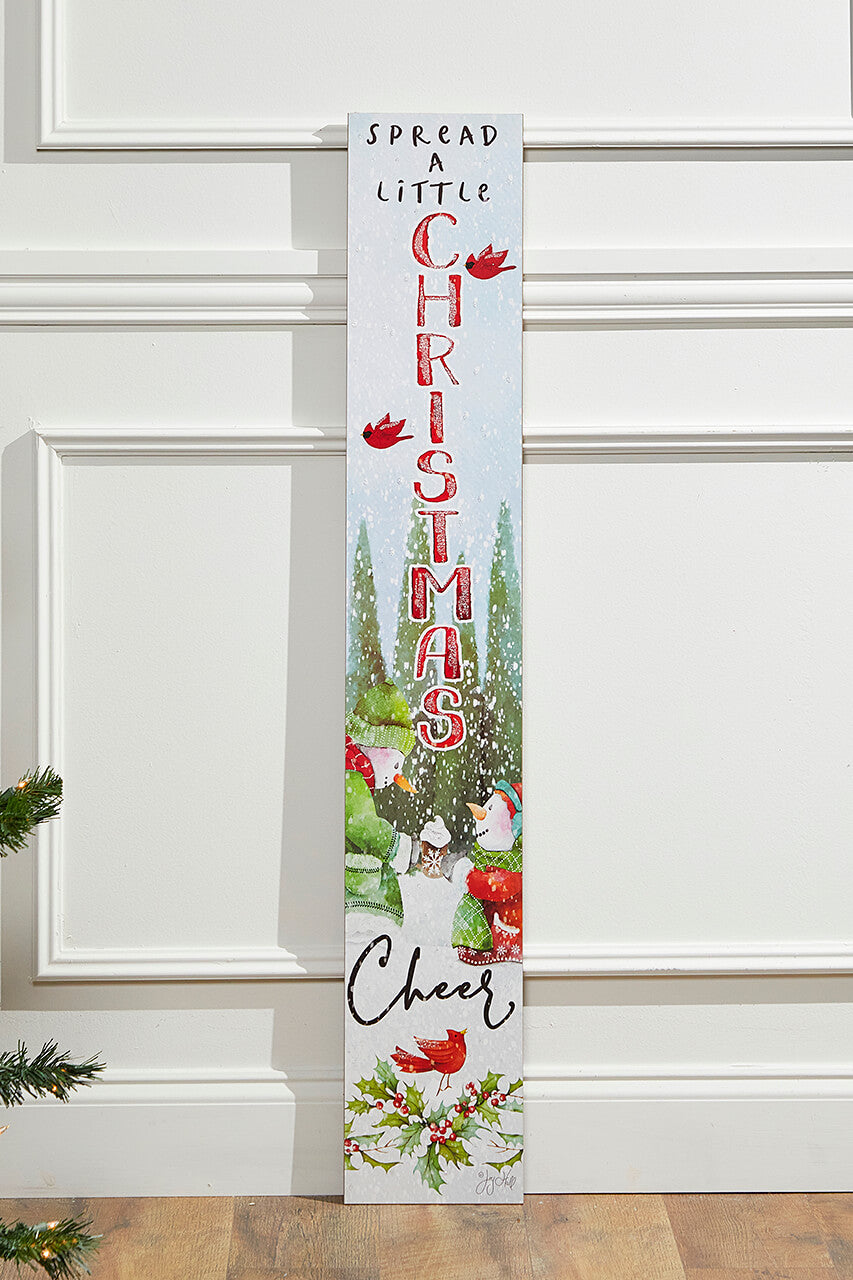 42" Wood Holiday Porch Sign