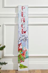 42" Wood Holiday Porch Sign
