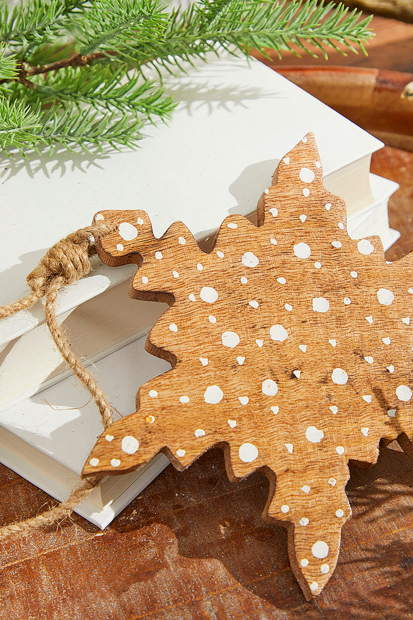 8" Wood Star Ornament