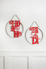 12" Oversized Wood Ornament