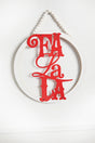 12" Oversized Wood Ornament