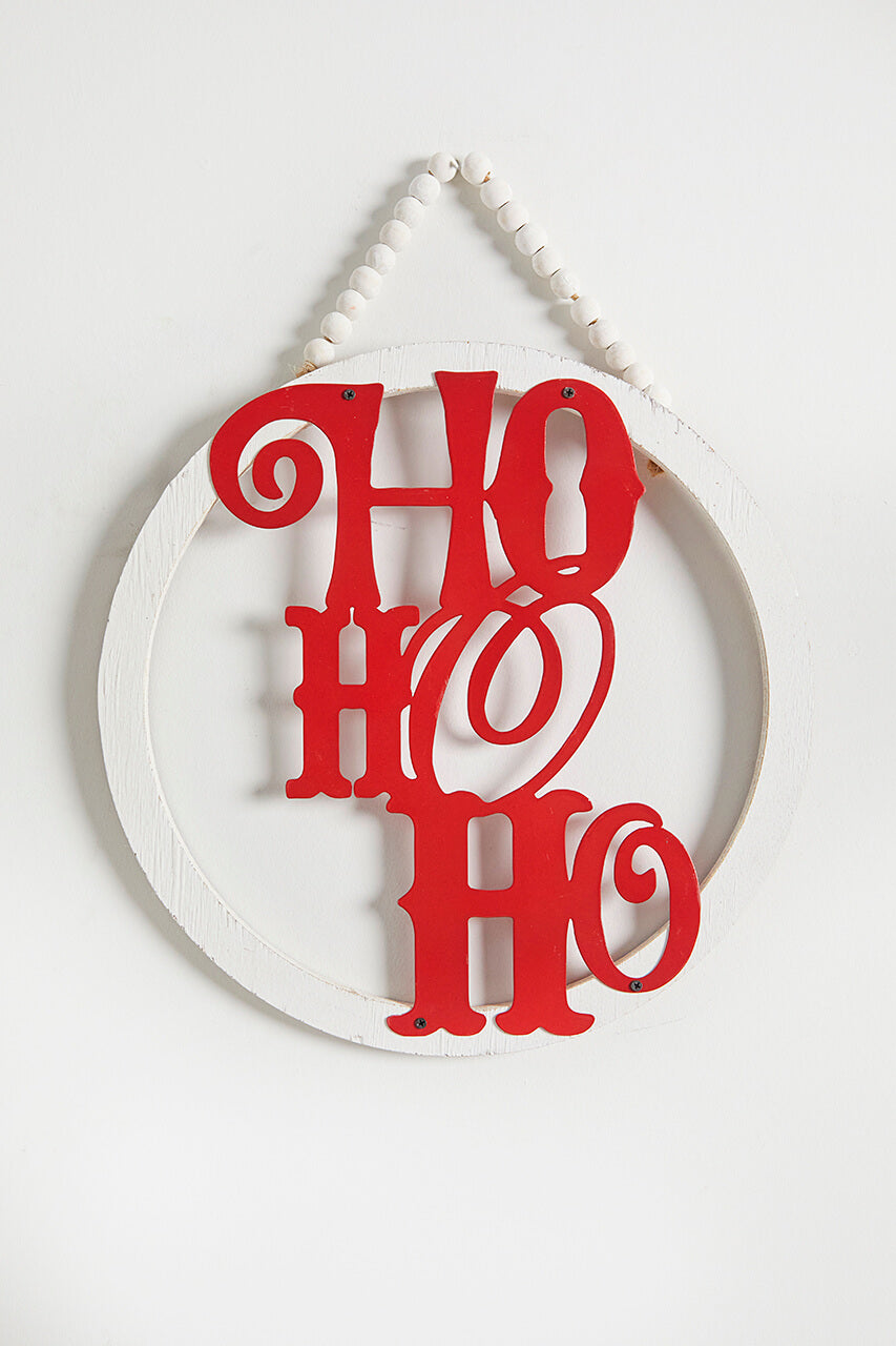 12" Oversized Wood Ornament