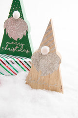 6.5" Wood Holiday Gnome