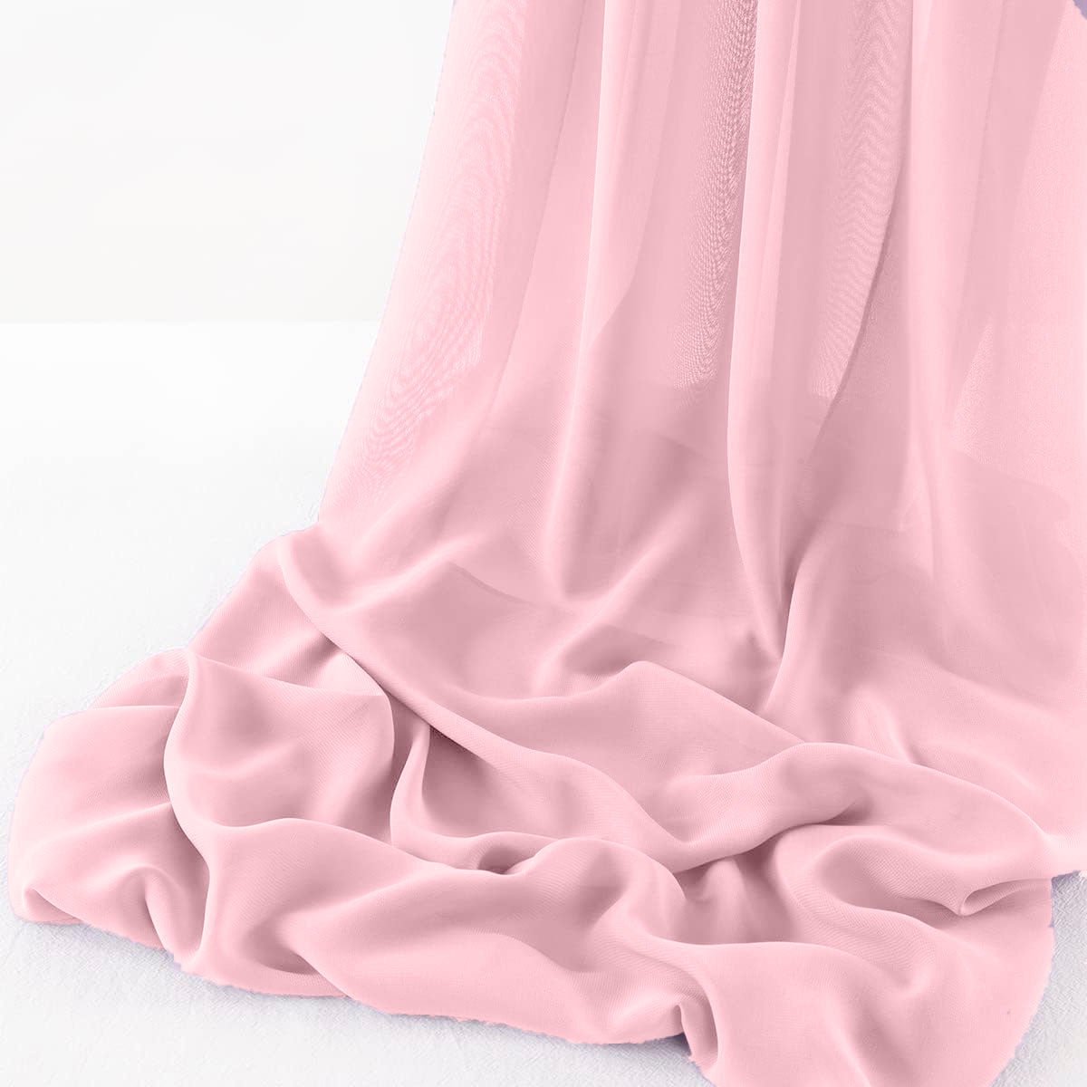Chelsea Wool Dobby Chiffon Fabric - Solid Dobby Weave, 58" Width (1 Yard)