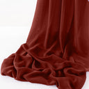 Wool Dobby Chiffon Fabric - Sheer Runner, 14" Wide X 144" Long (1 Runner)