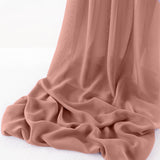 Wool Dobby Chiffon Sheer Runner Chiffon Fabric - Sheer, 14" Wide X 120" Long (1 Runner)