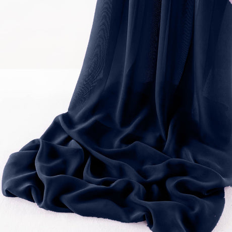 Wool Dobby Chiffon Fabric - Sheer Runner, 29" X 144" (1 Runner)