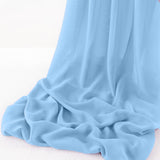 Wool Dobby Chiffon Fabric - Sheer Runner, 29" Wide X 180" Long, Color Options (1 Runner)