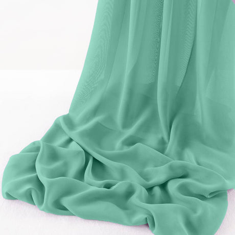 Wool Dobby Chiffon Fabric - Sheer Runner, 29" X 144" (1 Runner)