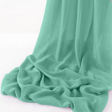 Wool Dobby Chiffon Fabric - Sheer Runner, 18" Wide X 90" Long, Color Options (1 Runner)