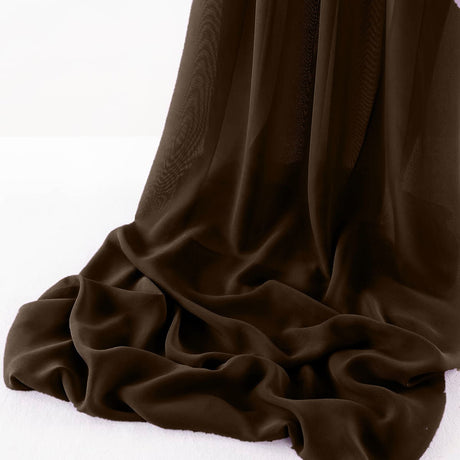 Wool Dobby Chiffon Fabric - Sheer Table Runner, 29" Width X 108" Length (1 Runner)